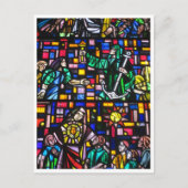 Buntglas Postkarte (Vorderseite)