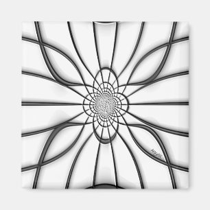 Buntglas prägte Eleganzmagneten Magnet
