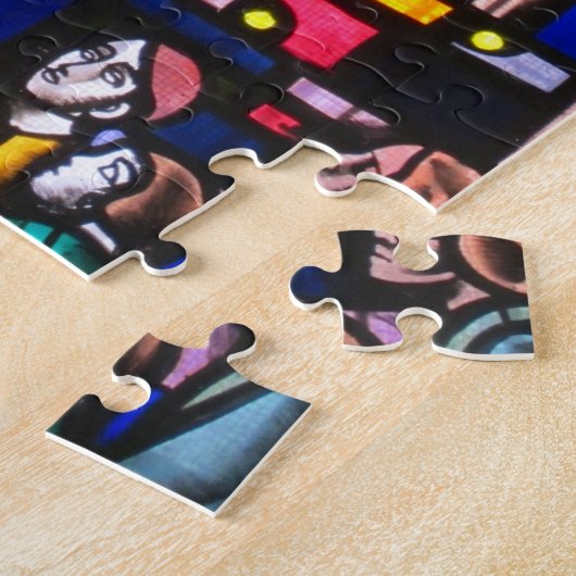 Buntglas Puzzle (Seite)