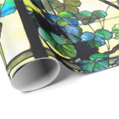 Buntglas-Reben-Wrap-Papier Geschenkpapier (Rolleneckpunkt)