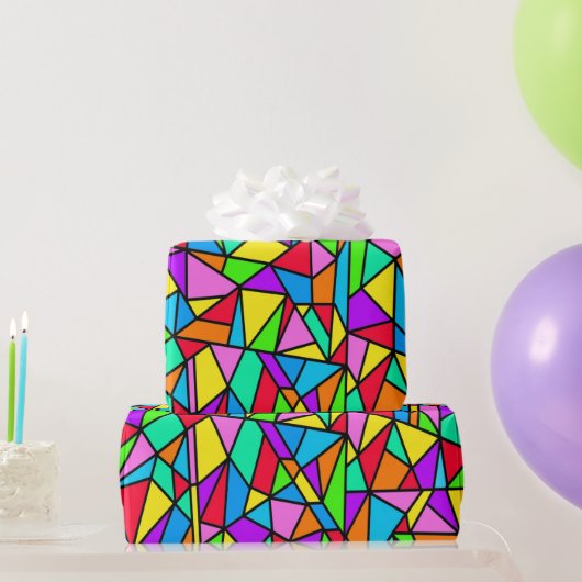 Buntglas Regenbogen Geschenkpapier (Partygeschenke)