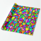 Buntglas Regenbogen Geschenkpapier (Ungerollt)