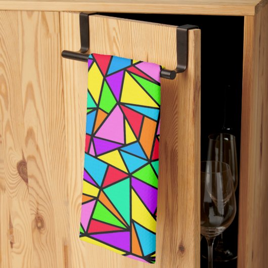 Buntglas-Regenbogen Geschirrtuch (Drittel gefaltet)