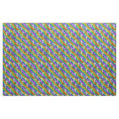 Buntglas-Regenbogen mit Kreuzen Stoff (Fat Quarter (45,7 x 55,9 cm))