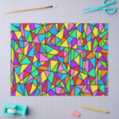Buntglas-Regenbogen Seidenpapier (Basteln)