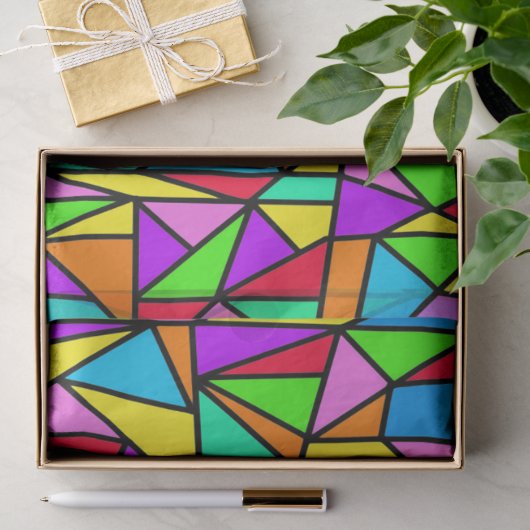 Buntglas-Regenbogen Seidenpapier (Geschenk)