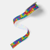 Buntglas Satinband (Rückseite)