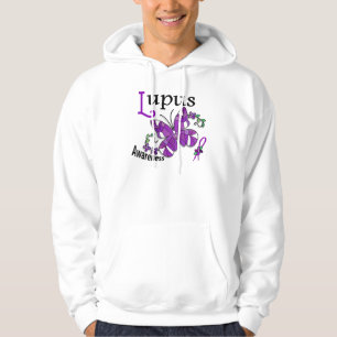 Buntglas-Schmetterling2 Lupus Hoodie