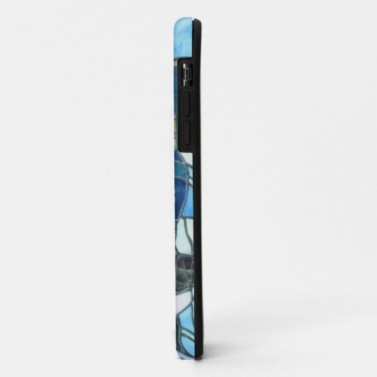 Buntglas-Schmetterling Case-Mate iPhone Hülle (Hinten/Links)