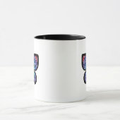 Buntglas-Schmetterling Tasse (Zentrum)