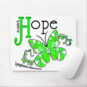 Buntglas-Schmetterlings-Lymphom Mousepad (Mit Mouse)