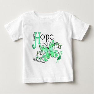 Buntglas-Schmetterlings-Zöliakie Baby T-shirt
