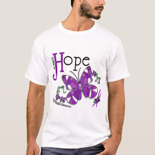 Buntglas-Schmetterlings-zystische Fibrose T-Shirt