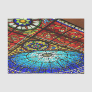 Buntglas-Seidenpapier Seidenpapier
