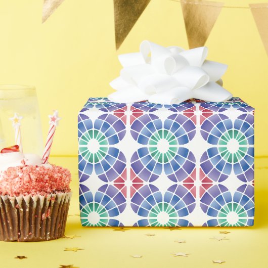 Buntglas (Tageslichtmuster) Geschenkpapier (Geburtstagsparty)