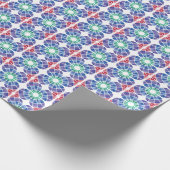 Buntglas (Tageslichtmuster) Geschenkpapier (Ecke)