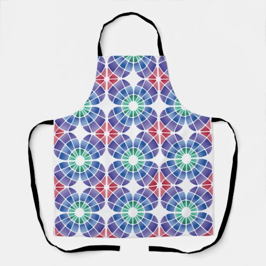 Buntglas (Tageslichtmuster) Schürze (Vorderseite)