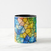 Buntglas Tasse (Zentrum)