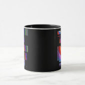 Buntglas Tasse (Zentrum)