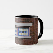 Buntglas Tasse (VorderseiteRechts)