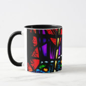 Buntglas Tasse (Links)