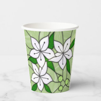Buntglas-Tassen Pappbecher