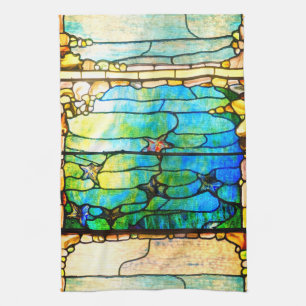 Buntglas Tiffany-Fenster Seestern Meer Geschirrtuch