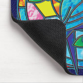 BUNTGLAS TOUCANS MOUSEPAD (Ecke)