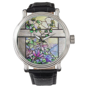 Buntglas-Uhr Armbanduhr