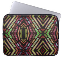 Buntglas-Vibe Buntes Juwelenmuster