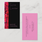 Buntglas Visitenkarte (Vorne/Hinten)