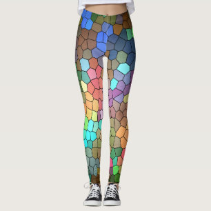 Buntglas von Shirley Taylor Leggings