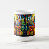 Buntglas Weihnachten Kaffeetasse (Mittel)