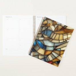 Buntglas-Wellen Spiralblock Planer
