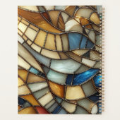 Buntglas-Wellen Spiralblock Planer (Rückseite)