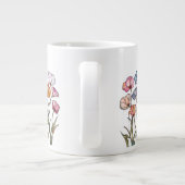 Buntglas-Wildblume Jumbo-Tasse (Rückseite)