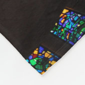 Buntglas winden sich Fenster Fleecedecke (Ecke)