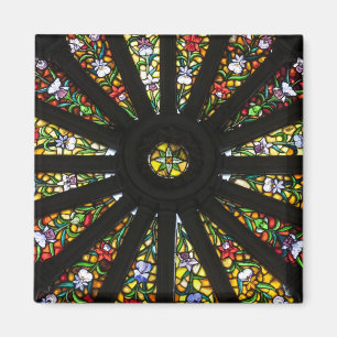 Buntglasdetail Magnet