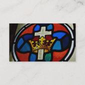 Buntglasdetail Visitenkarte (Rückseite)