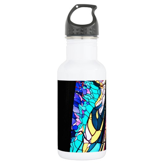 BUNTGLASFANTASIE 2 TRINKFLASCHE (Vorderseite)