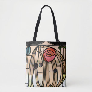Buntglasfenster, Hill House von Mackintosh Tasche