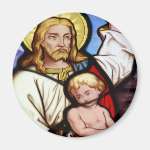 Buntglasfenster Magnet