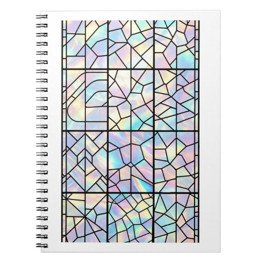 Buntglasfenster Notizbuch Notizblock (Vorderseite)