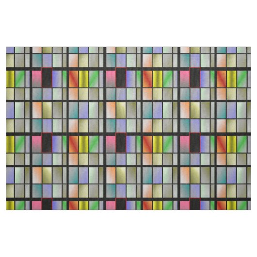 Buntglasgewebe Stoff (Fat Quarter (45,7 x 55,9 cm))