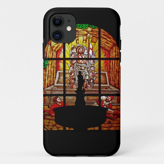 Buntglasjesus Case-Mate iPhone Hülle (Rückseite)