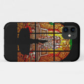 Buntglasjesus Case-Mate iPhone Hülle (Rückseite (Horizontal))