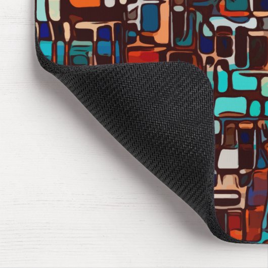 Buntglasmosaik abstrakt mousepad (Ecke)