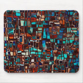 Buntglasmosaik abstrakt mousepad (Vorne)