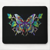 Buntglasschmetterling Mousepad (Vorne)
