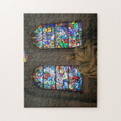 Buntglasstatue Puzzle (Vertikal)